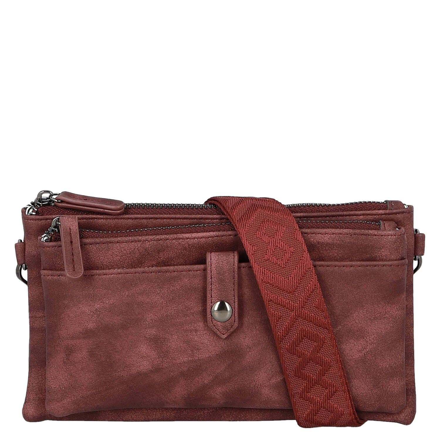 Crossbody kabelka MaxFly Essia, vínová