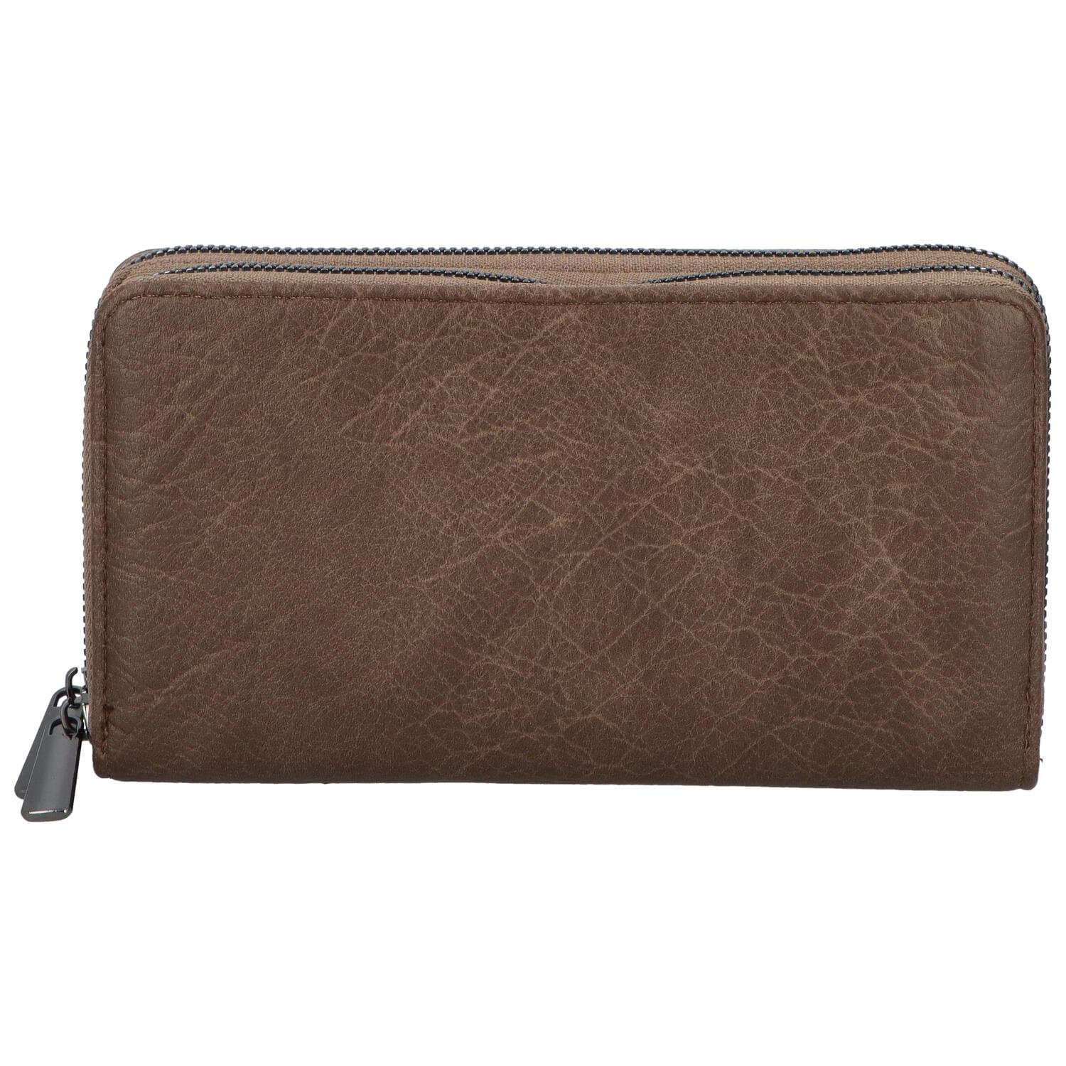 Peněženka Paolo bags Deris, hnědá