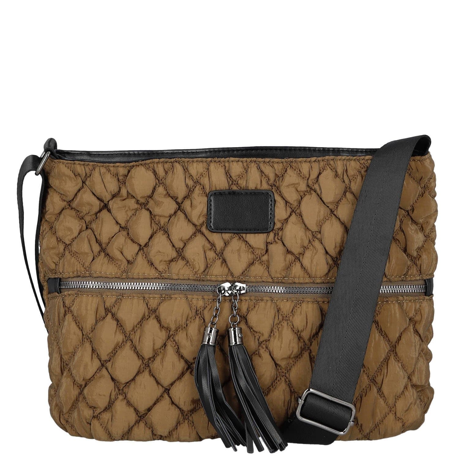 Crossbody kabelka Firenze Nellisa, hnědá