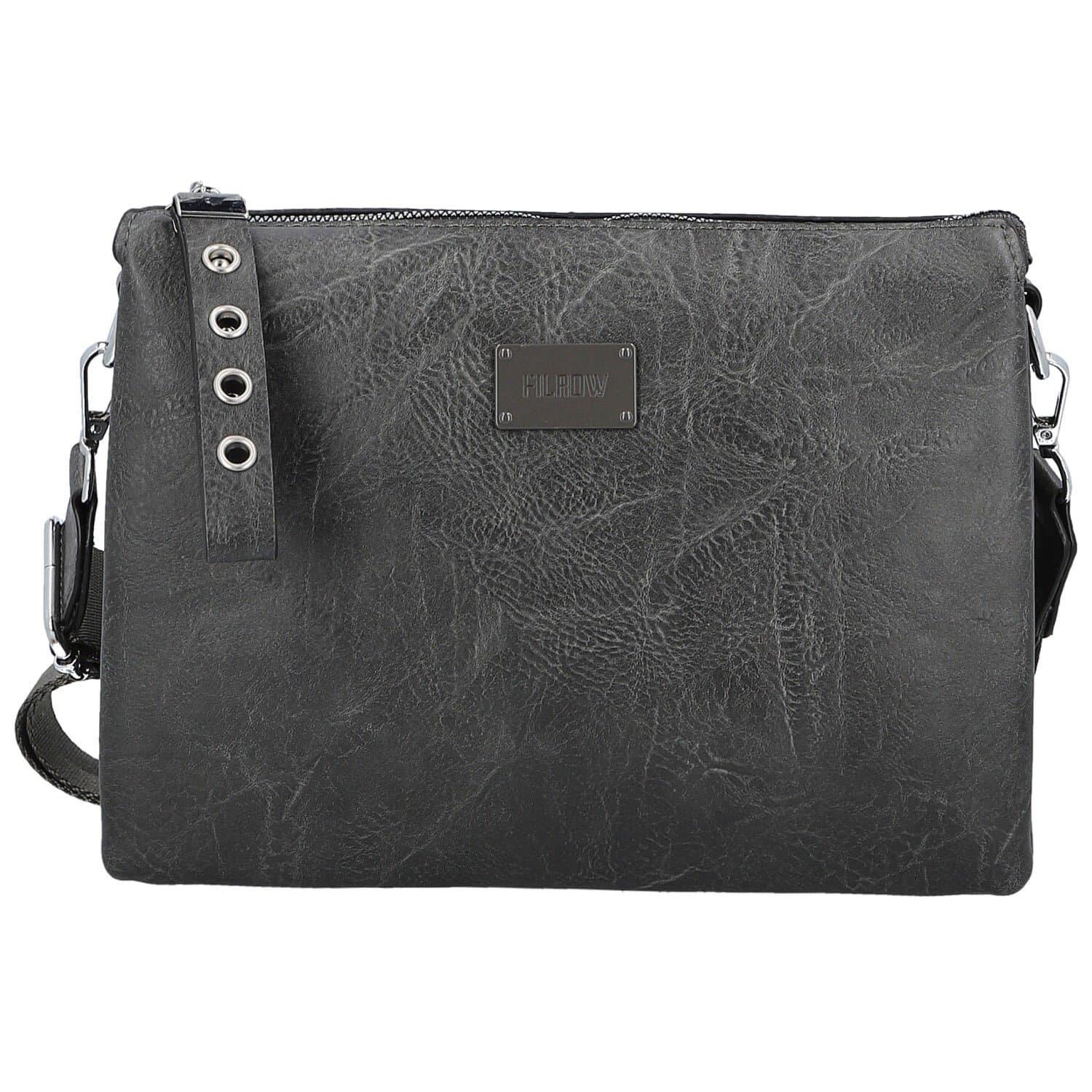 Crossbody kabelka Firenze Wiviena, šedá