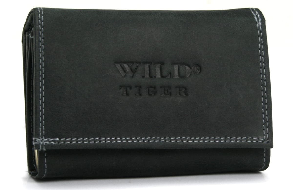 Kožená peněženka Wild Talbota, černá
