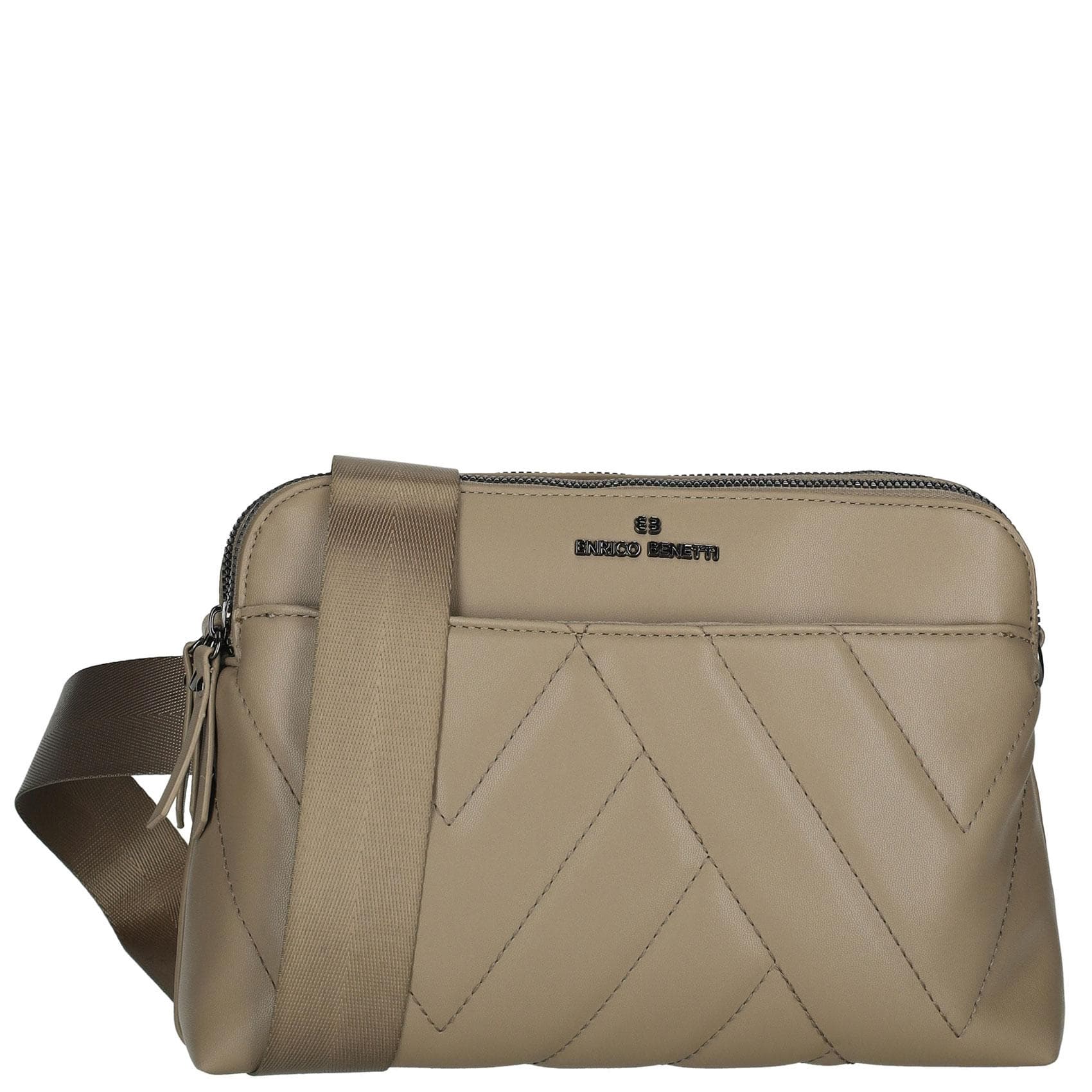 Crossbody kabelka Enrico Benetti Brilli, béžová