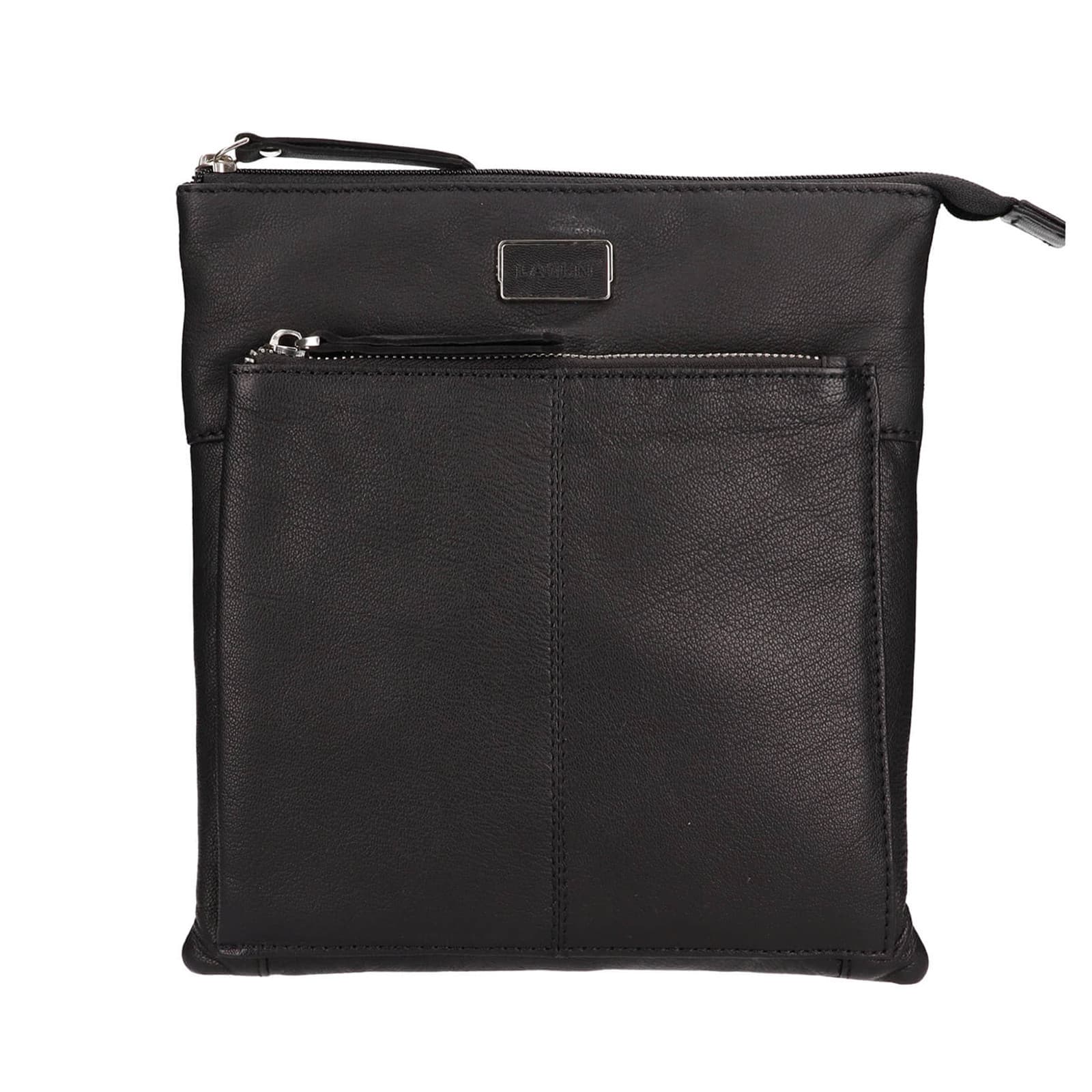 Kožená crossbody kabelka Lagen Amara, černá