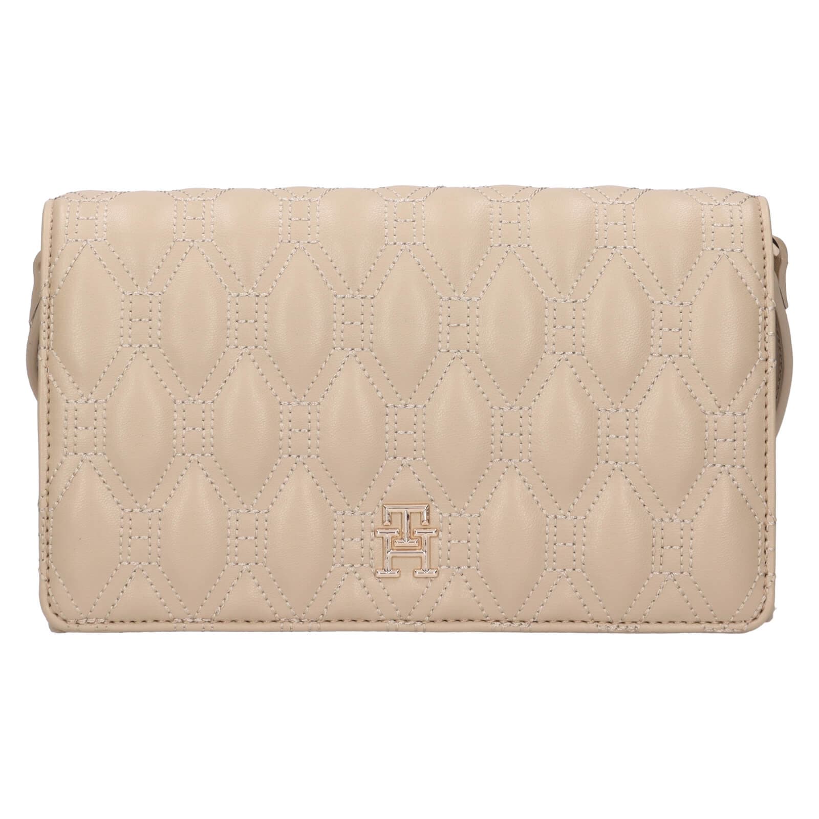 Crossbody kabelka na mobil a doklady Tommy Hilfiger Anett, béžová