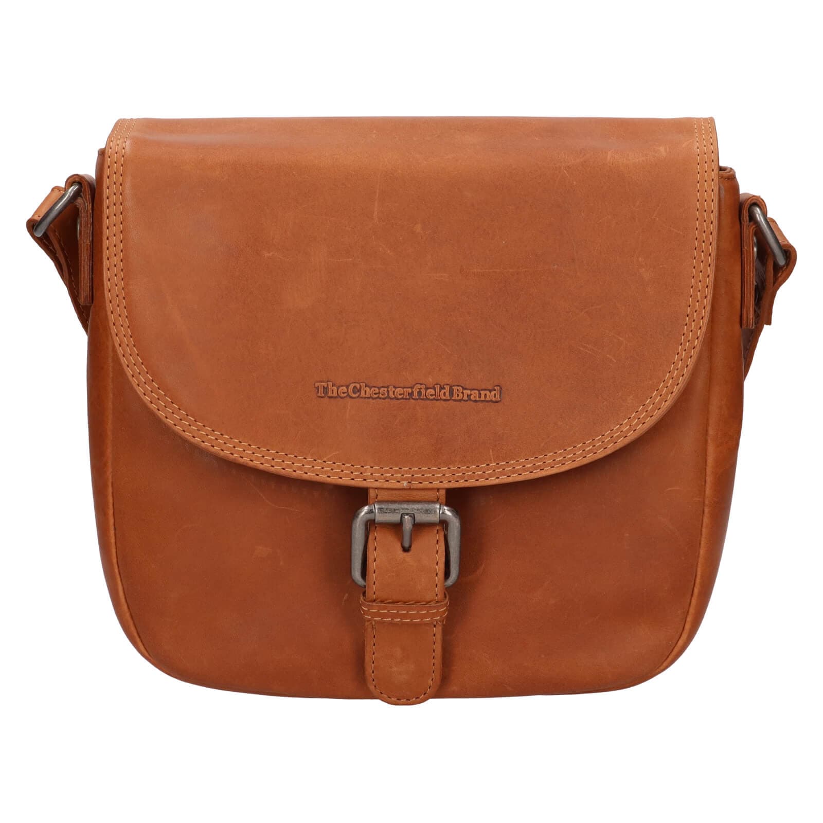 Kožená crossbody kabelka The Chesterfield Brand Diana, hnědá