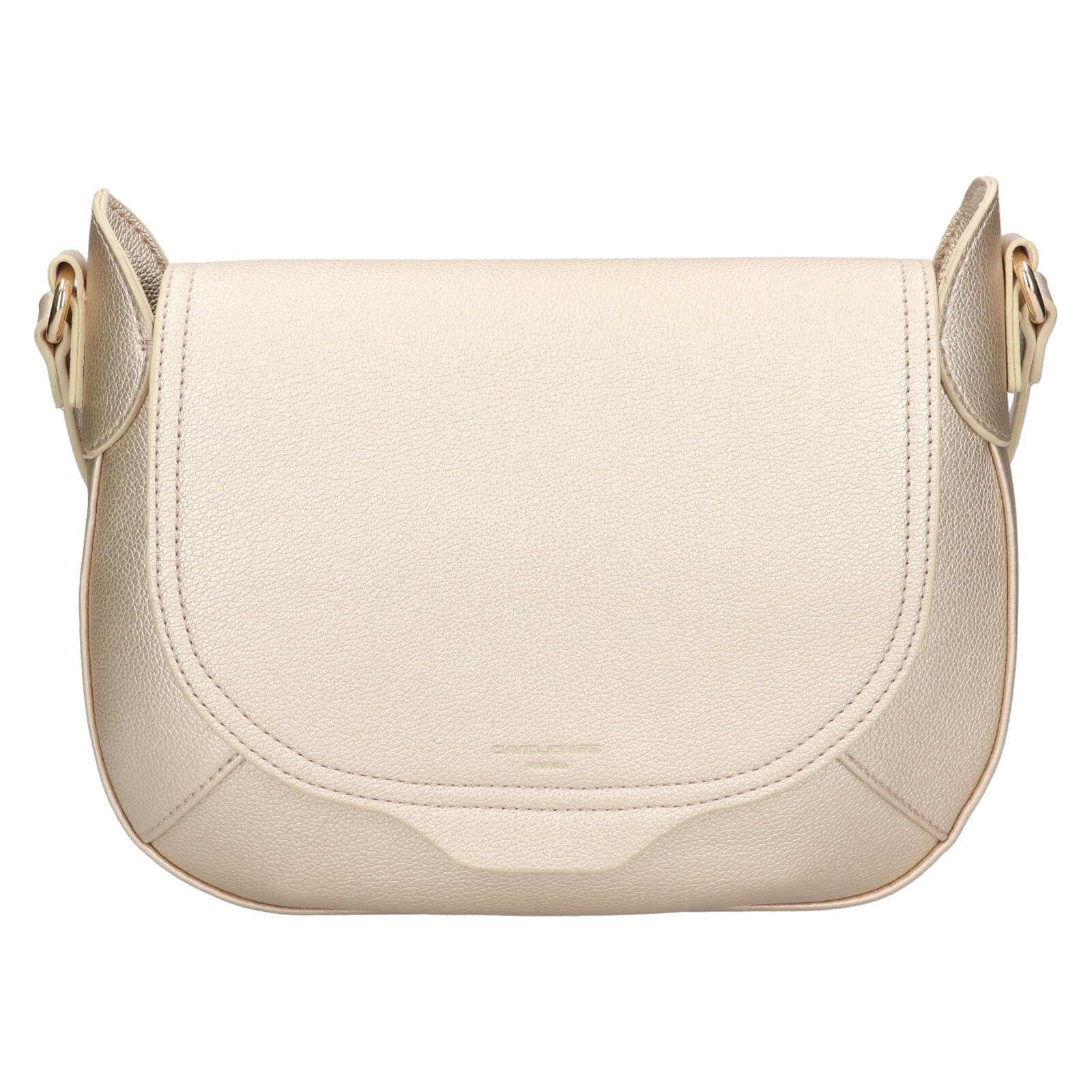 Crossbody kabelka David Jones Kenedea, zlatá