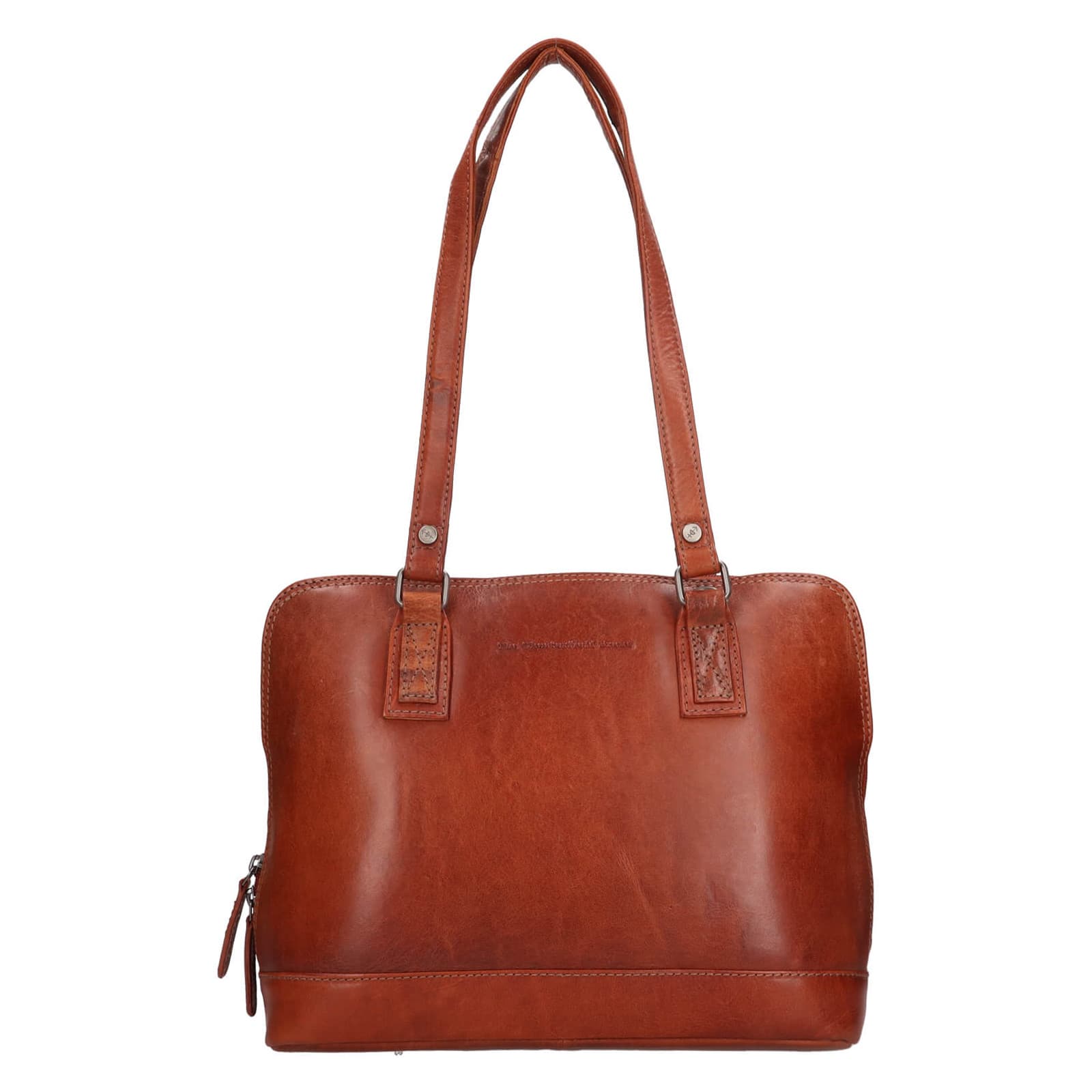 Kožená kabelka na notebook The Chesterfield Brand Viamonta, hnědá