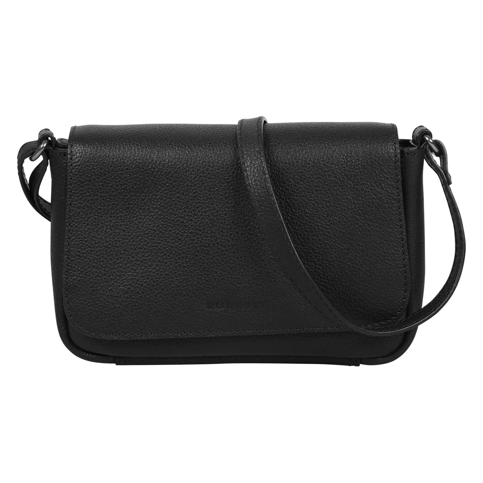 Crossbody kožená kabelka Burkely Isa, černá