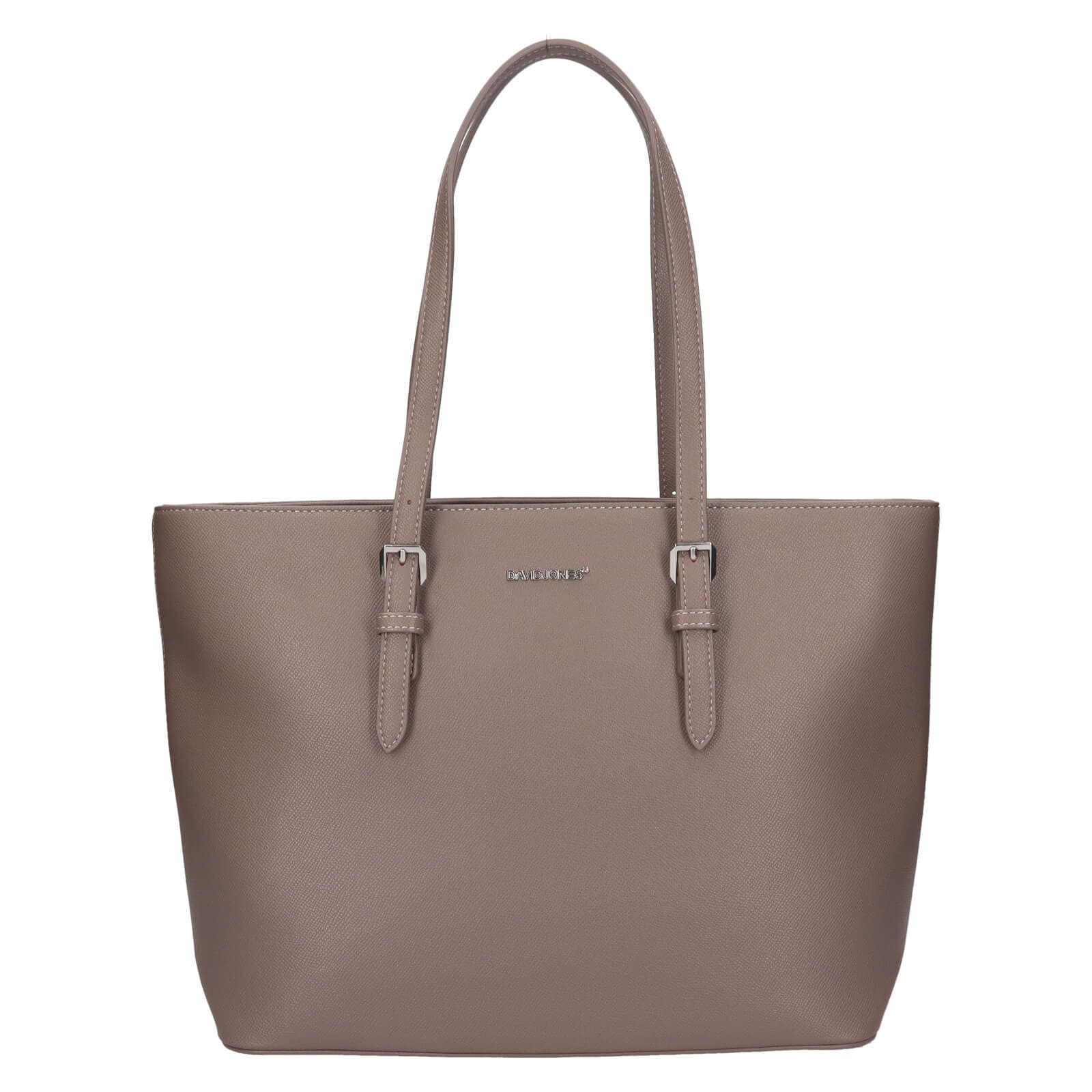 Shopper kabelka David Jones Amélie, šedá