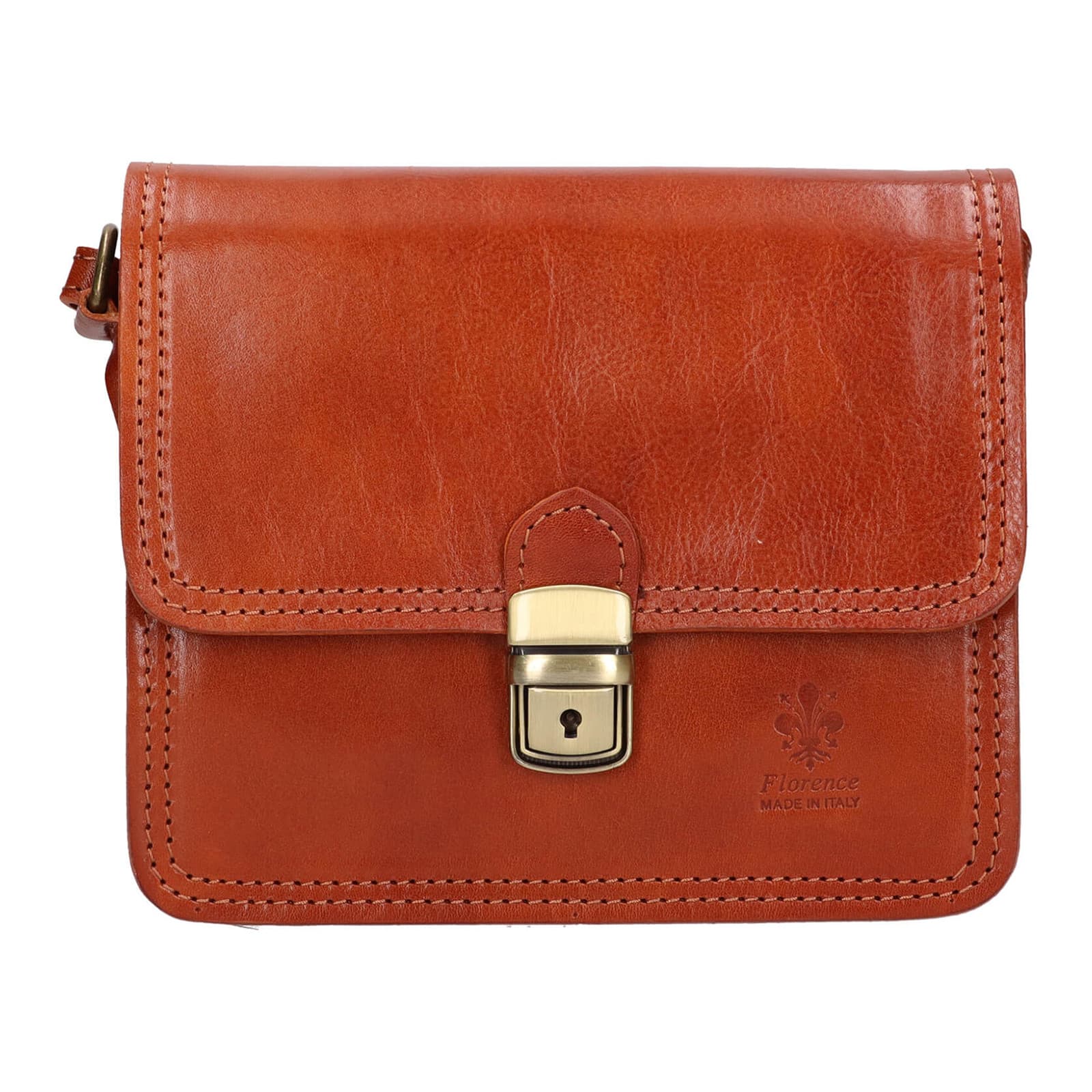 Crossbody kožená kabelka Italia Felicia